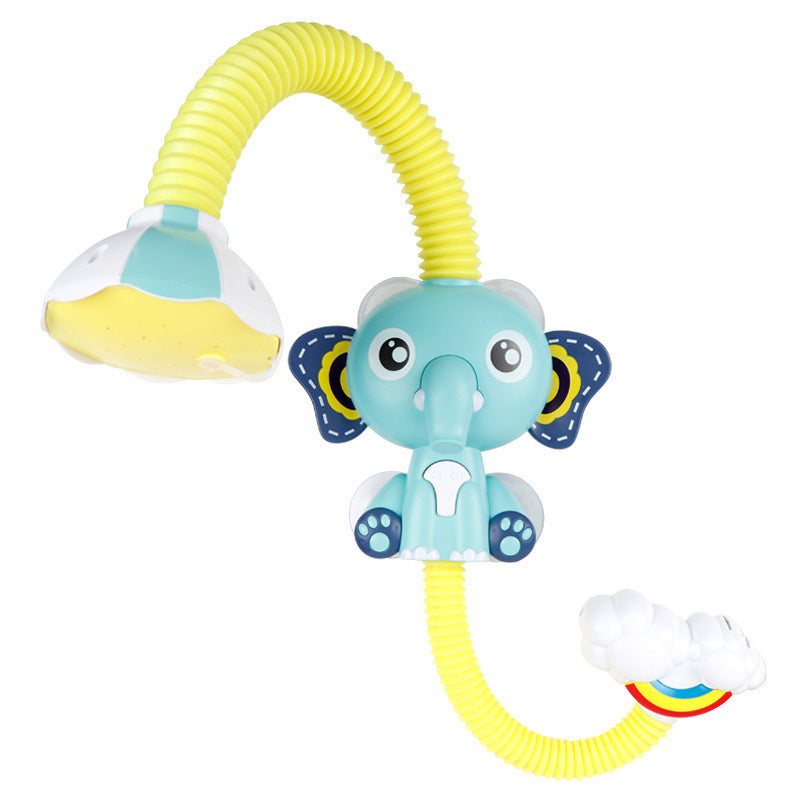 Douyin net celebrity the same elephant electric shower spray children's baby baby bathroom bathing and bathing toys for men and women