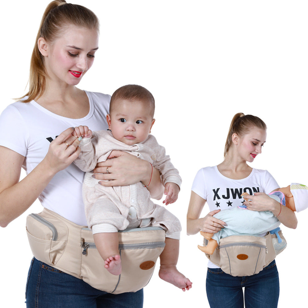 Multifunctional baby sling waist stool, lightweight baby seat, four seasons breathable, front hug single stool storage waist