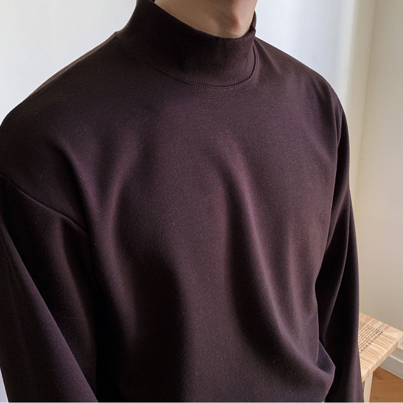 Korean men's long-sleeved t-shirt