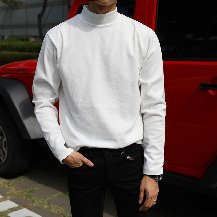 Korean men's long-sleeved t-shirt