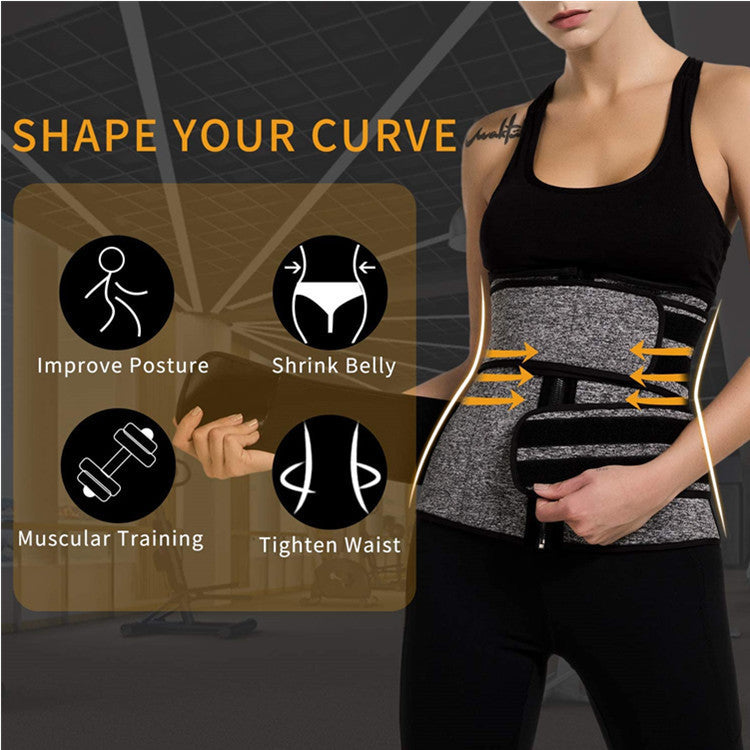 Sports waist spandex sculpting underwear women's plastic tops