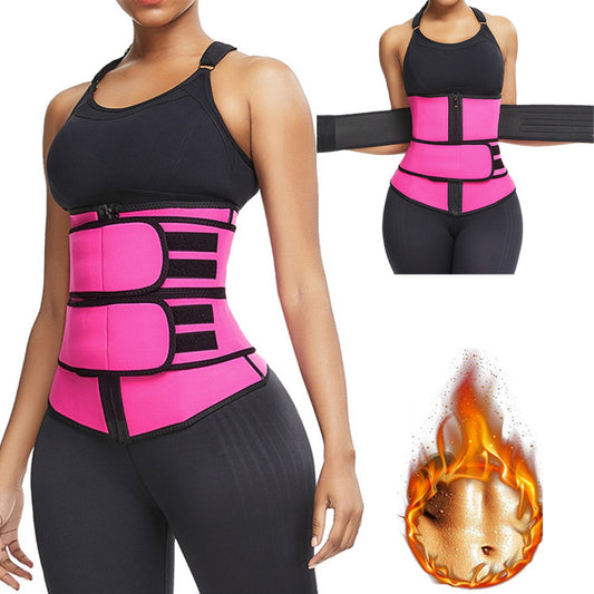 Reinforced waist belt sweat suit postpartum yoga sports waist shaping clothes adjustable abdomen belt plastic belt