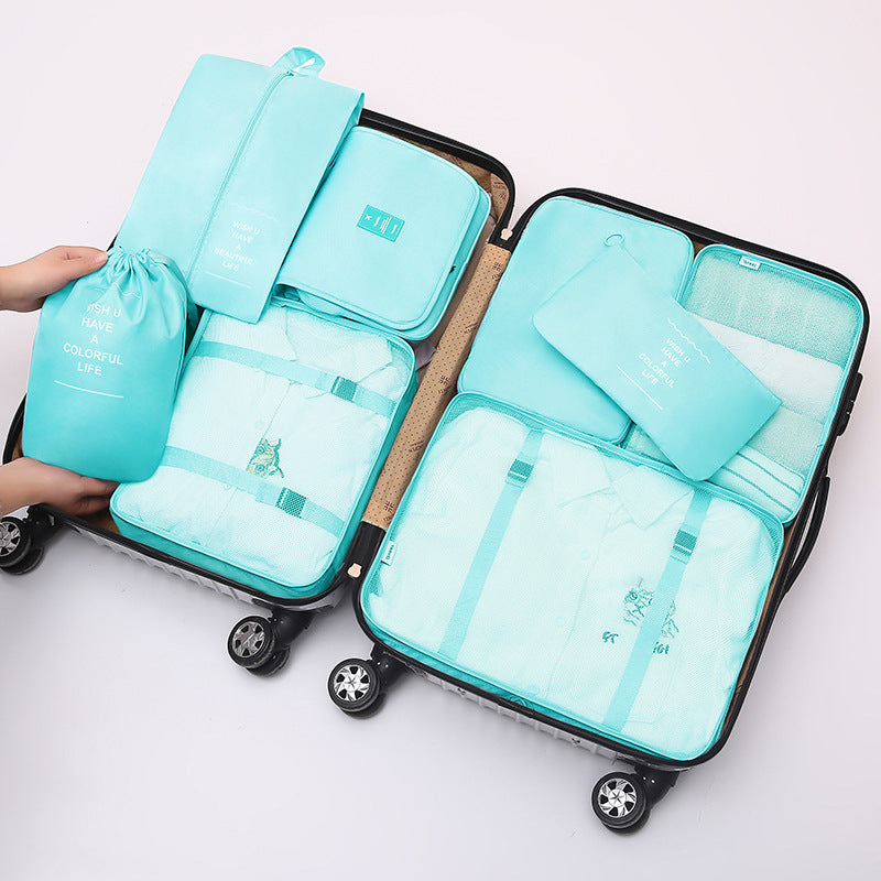 Suitcase storage bag set Luggage divider bag Travel divider storage bag Travel storage 8-piece set