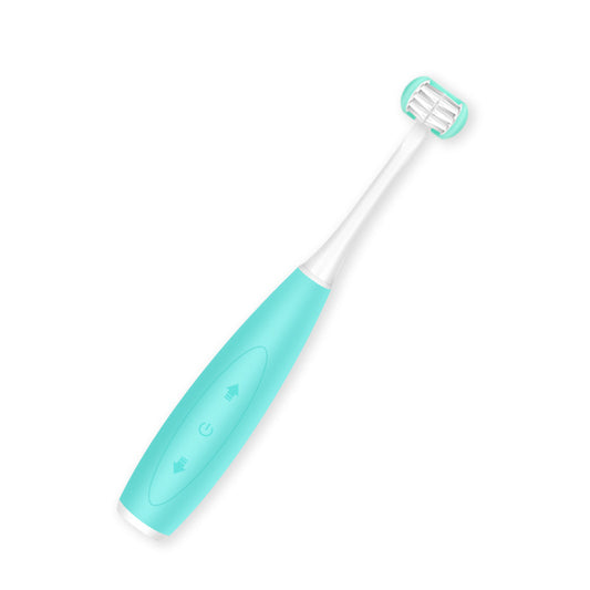 New Wrapped Waterproof Children's Electric Toothbrush Soft 3-6-12U Type C Type C Fully Automatic Sonic Brushing