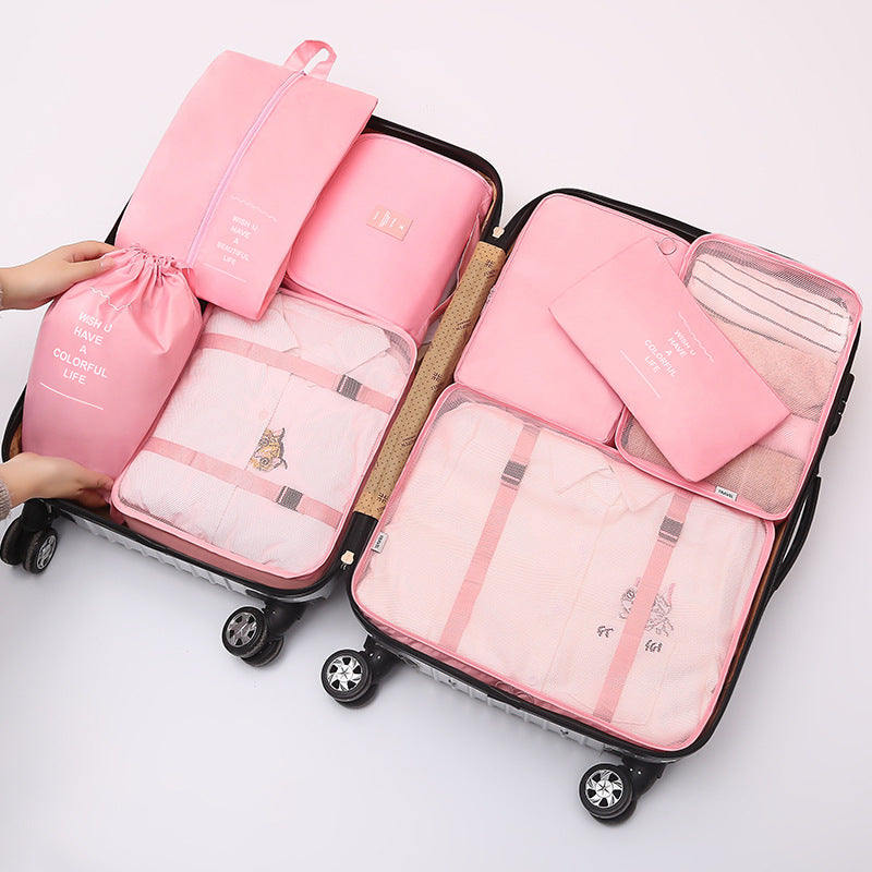 Suitcase storage bag set Luggage divider bag Travel divider storage bag Travel storage 8-piece set