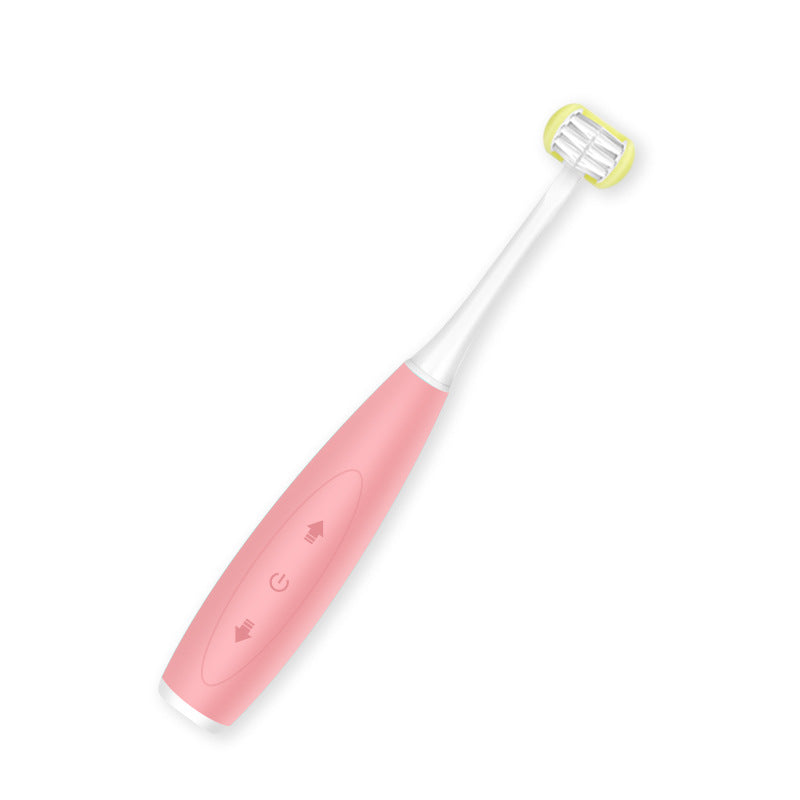 New Wrapped Waterproof Children's Electric Toothbrush Soft 3-6-12U Type C Type C Fully Automatic Sonic Brushing