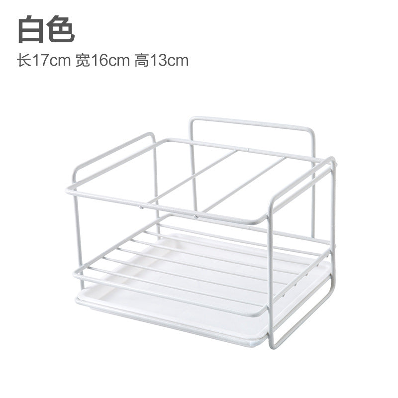 Sponge drain storage rack household pool rack kitchen spice rack sink countertop cleaning rag rack