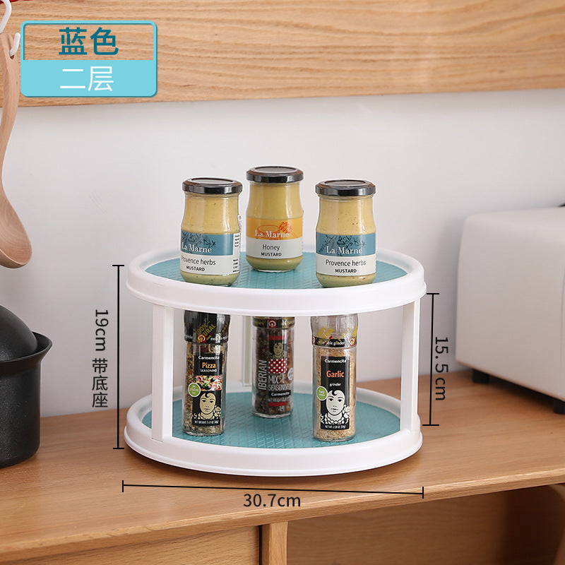 Kitchen seasoning multifunctional rotating rack seasoning rack seasoning storage storage box seasoning storage rack