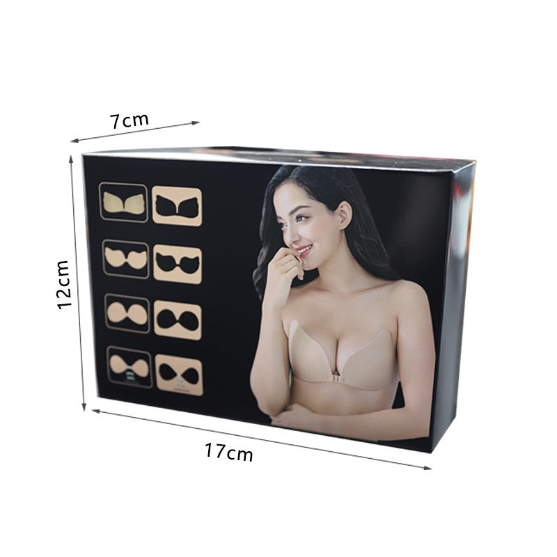 Bride Angel Wings Gathering Invisible Bra Bionic Hand Breathable Swimming Silicone Breast Paste Thickened Strapless Underwear