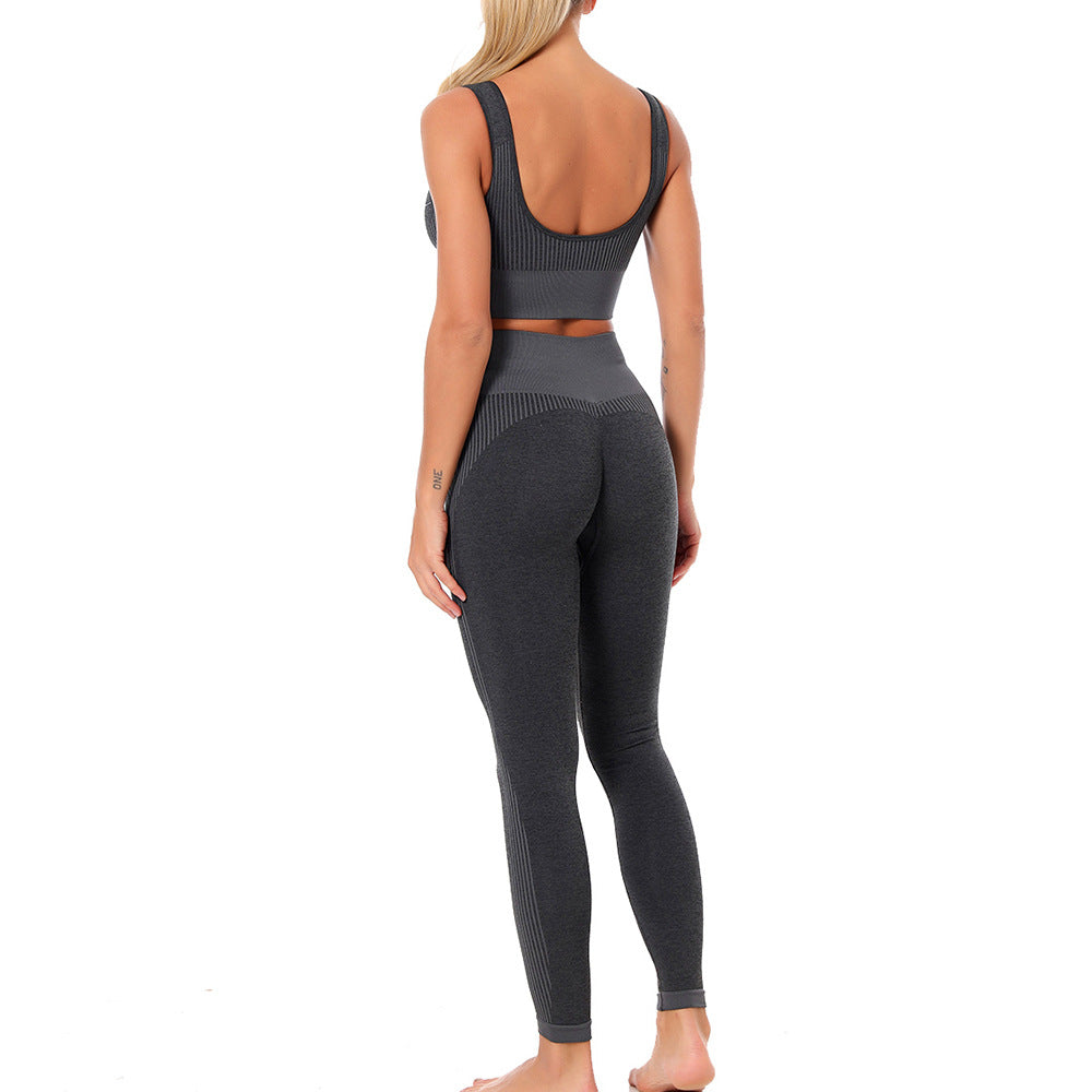 Fitness suit hip-lifting yoga pants sports suit