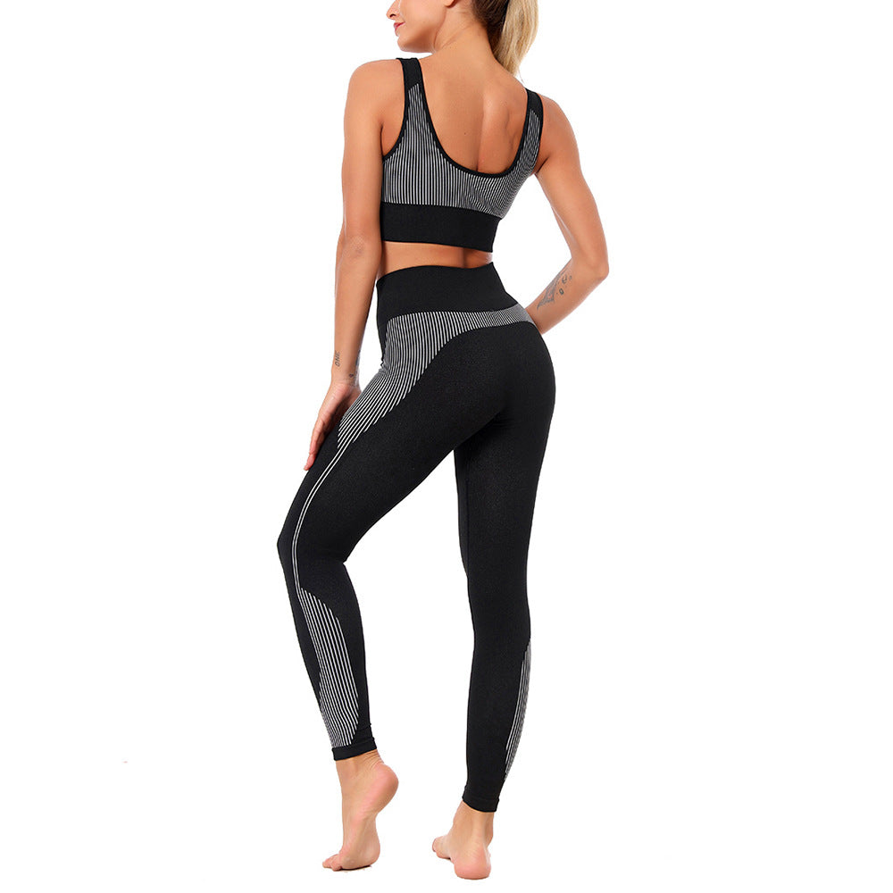 Fitness suit hip-lifting yoga pants sports suit