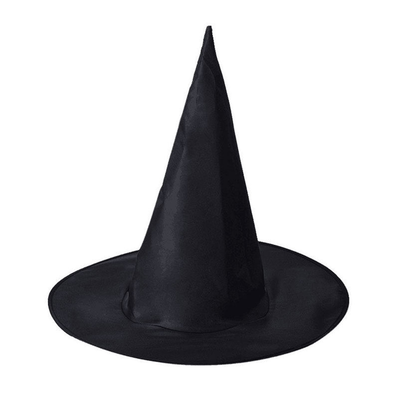 Halloween luminous hat dance party decoration supplies strap hat LED luminous witch hat wizard hat
