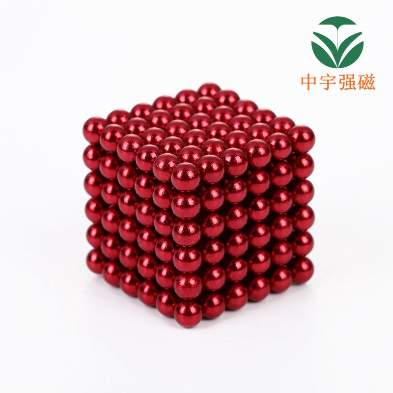 5mm216pcs Color Magnetic Ball Bucky Ball Magnetic Ball Magnetic Rubik's Cube Jigsaw Toy