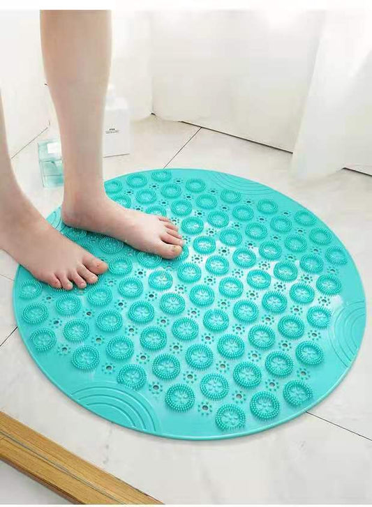 Round bathroom non-slip mat shower mat bathroom toilet toilet non-slip mat with absorption massage mat
