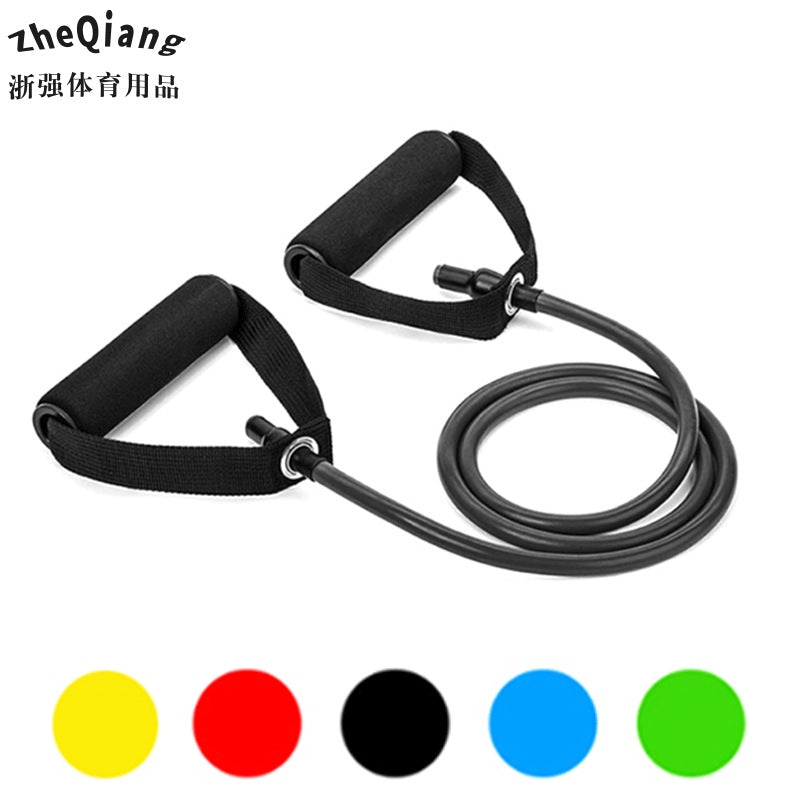 Monochrome TPE word tensioner Yoga fitness pull rope strength training elastic band fitness equipment