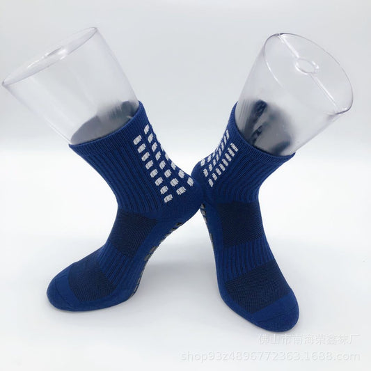 Classic football socks in the tube socks men and women thickened towel non-slip football socks friction film basketball socks