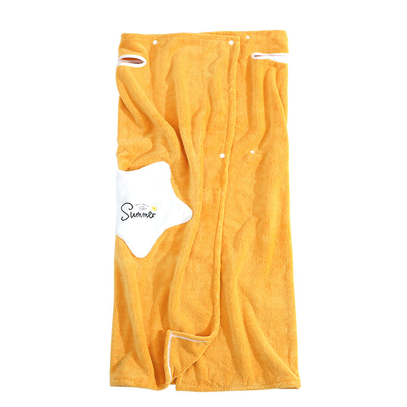 Variety of bath towels women can wear, can be wrapped, household use than pure cotton absorbent, quick-drying, no lint sling, extra large bath skirt, bathrobe