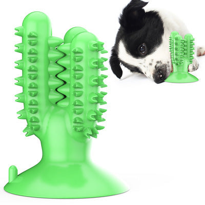 Hot Sale New Dog Toothbrush Dog Teeth Cleaner Stick Leaking Food Resistant Biting Dog Toy