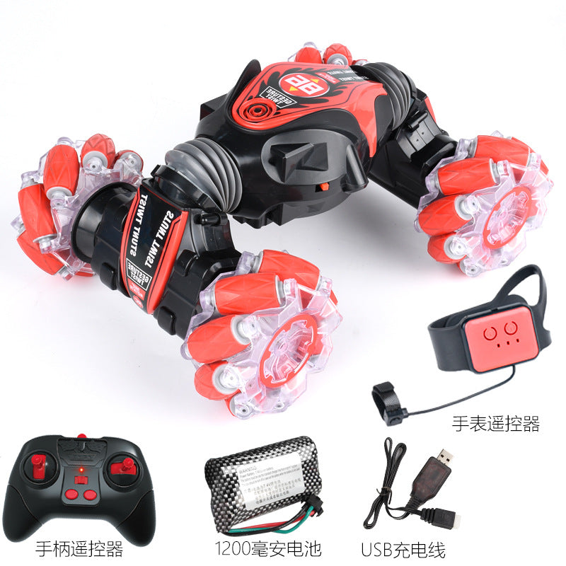 LBLA Stunt Gesture Remote Control RC Car twisting Off-Road Vehicle Drift Light Music Drift Radio Controlled Driving  Car Toys