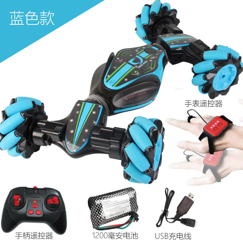 LBLA Stunt Gesture Remote Control RC Car twisting Off-Road Vehicle Drift Light Music Drift Radio Controlled Driving  Car Toys