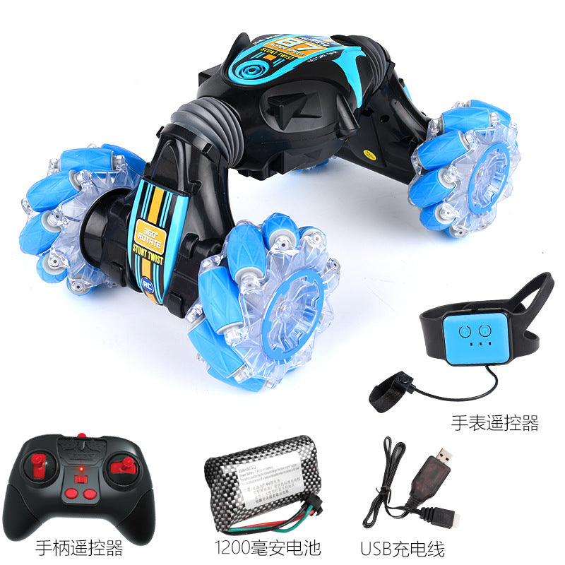 LBLA Stunt Gesture Remote Control RC Car twisting Off-Road Vehicle Drift Light Music Drift Radio Controlled Driving  Car Toys