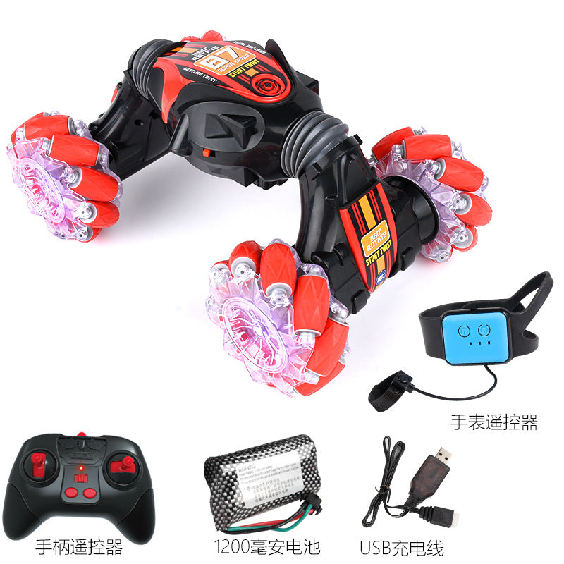 LBLA Stunt Gesture Remote Control RC Car twisting Off-Road Vehicle Drift Light Music Drift Radio Controlled Driving  Car Toys