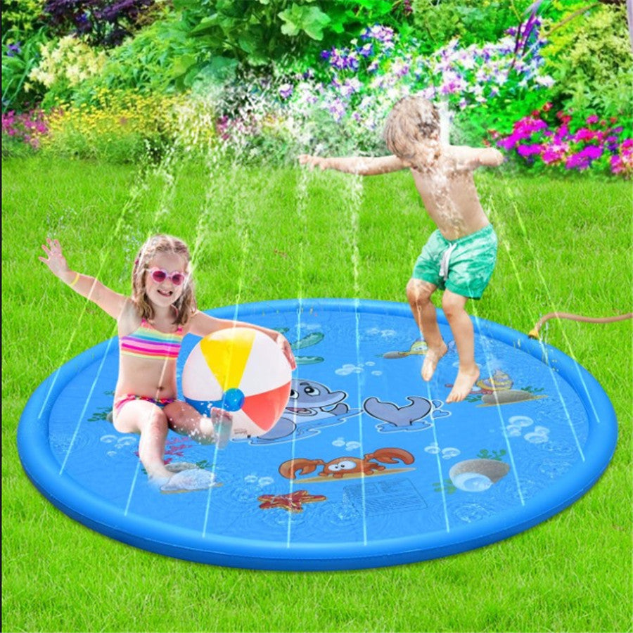 170CM outdoor lawn spray pad children play game pad spray pool baby toy water pad spray pool