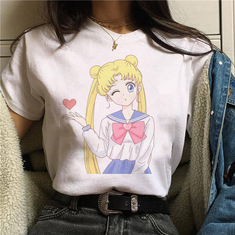 Japanese Anime Harajuku Style Ladies Casual Top