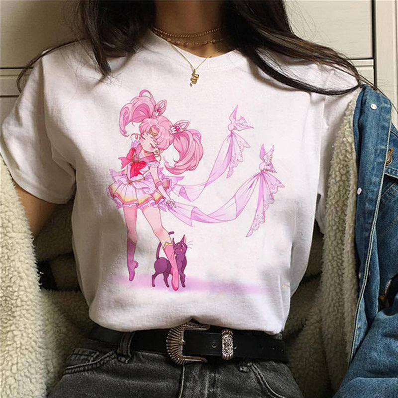 Japanese Anime Harajuku Style Ladies Casual Top