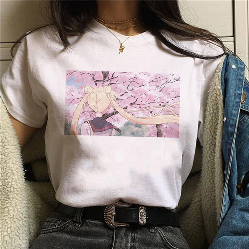 Japanese Anime Harajuku Style Ladies Casual Top