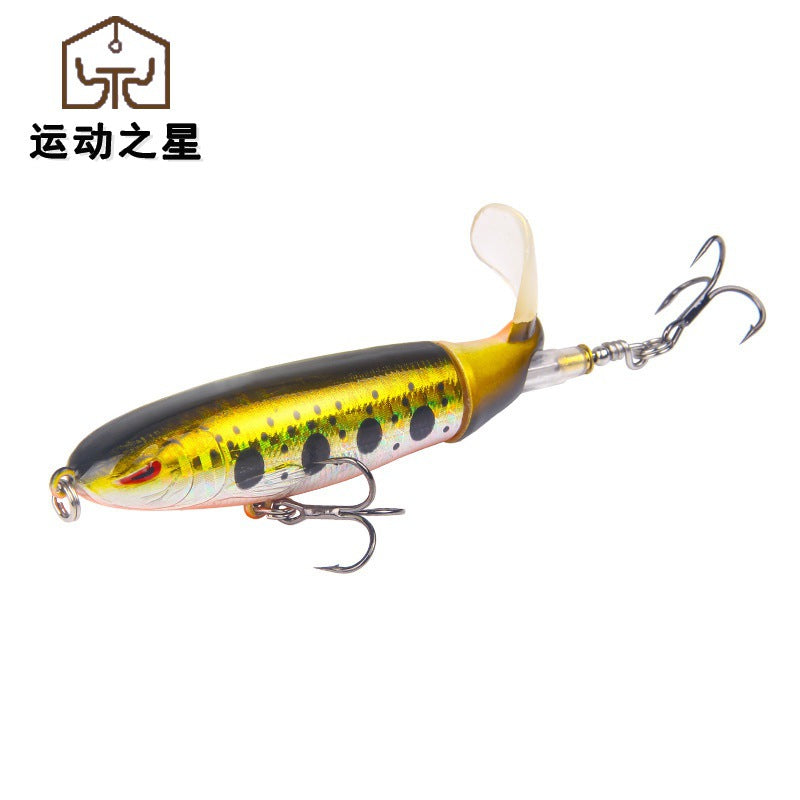 The surface of the road is lure bait floating tractor pencil wave climbing zigzag dog wave grilled fake bait warp mouth bass black fish ??