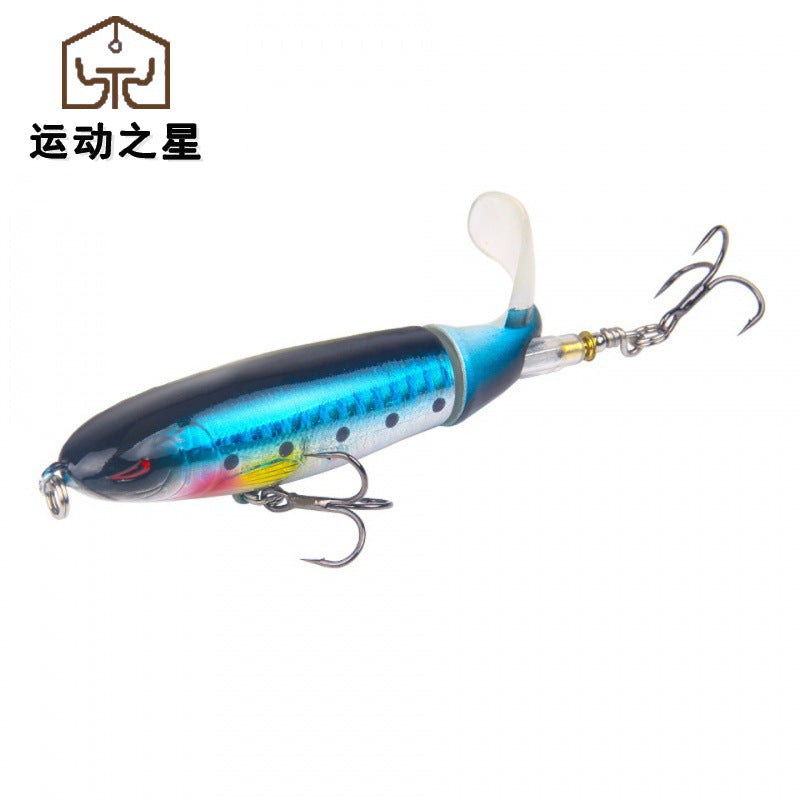 The surface of the road is lure bait floating tractor pencil wave climbing zigzag dog wave grilled fake bait warp mouth bass black fish ??