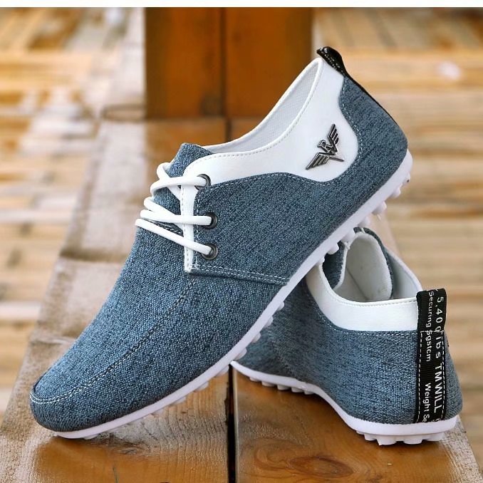 Korean canvas shoes breathable linen trendy shoes