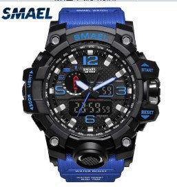 INS hot sale sports watch dual display multi-function LED men's Smael electronic waterproof watch