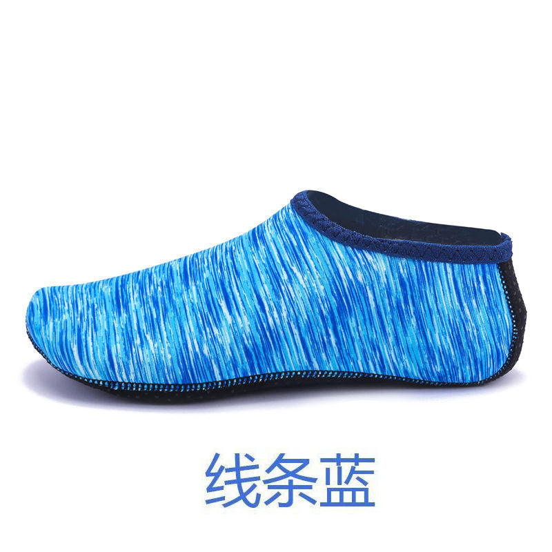 Beach shoes men and women diving  wading upstream swimming shoes soft non-slip shoes