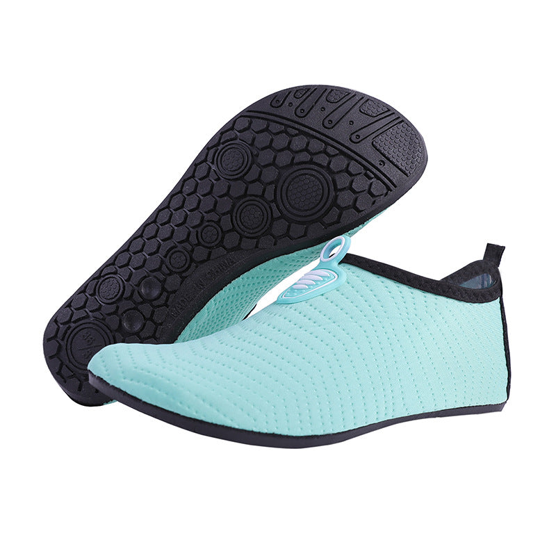 Beach shoes men and women diving  wading upstream swimming shoes soft non-slip shoes