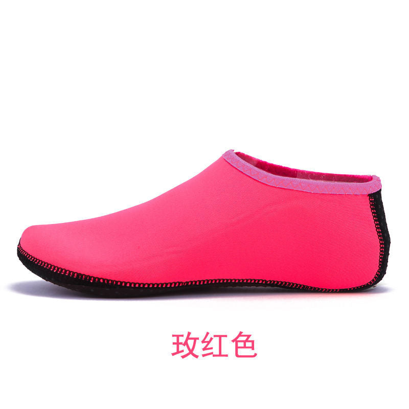 Beach shoes men and women diving  wading upstream swimming shoes soft non-slip shoes