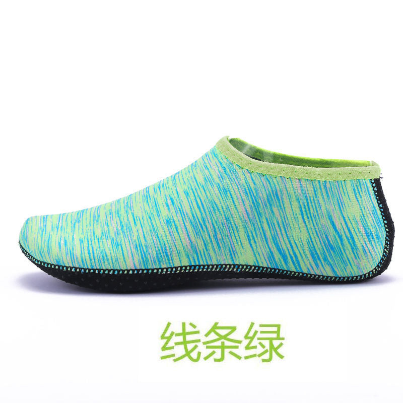 Beach shoes men and women diving  wading upstream swimming shoes soft non-slip shoes