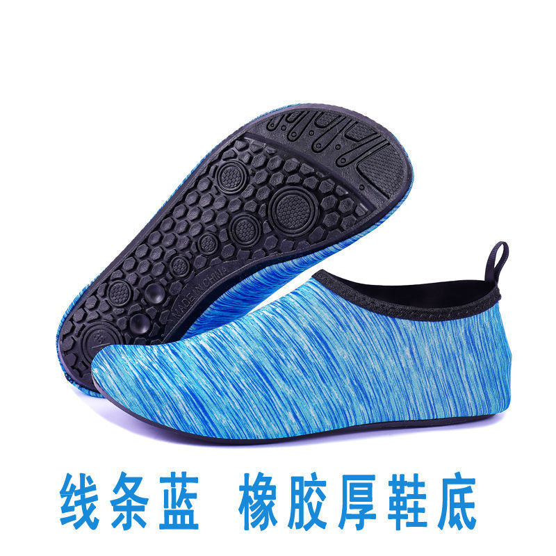 Beach shoes men and women diving  wading upstream swimming shoes soft non-slip shoes