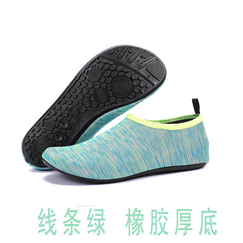 Beach shoes men and women diving  wading upstream swimming shoes soft non-slip shoes