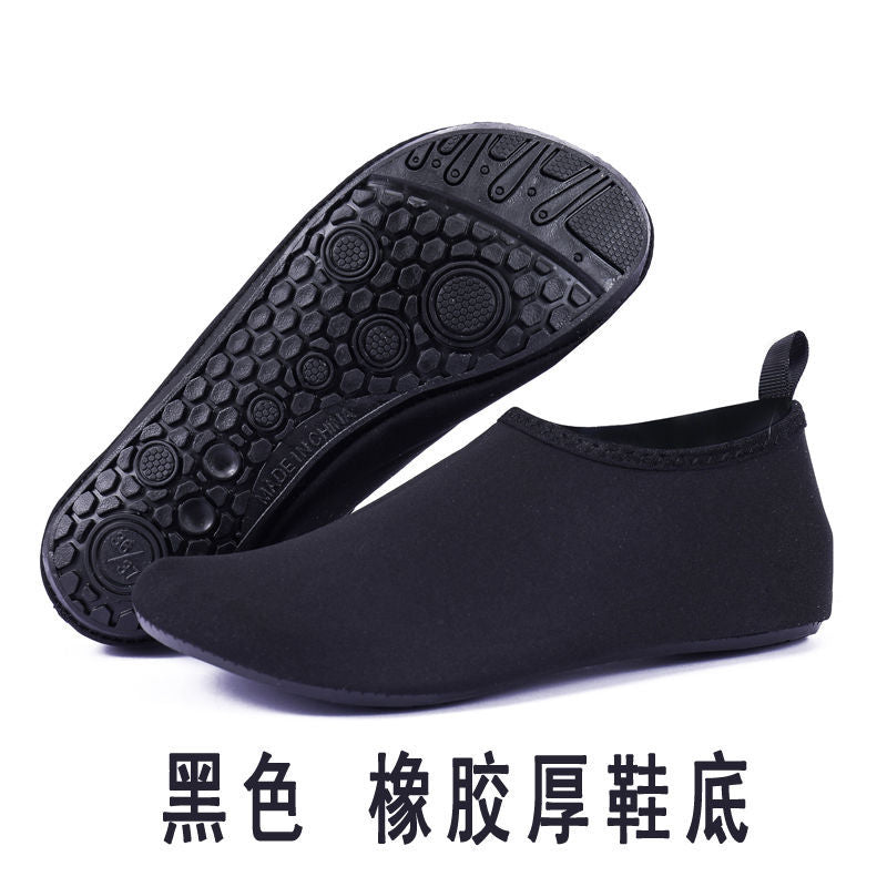 Beach shoes men and women diving  wading upstream swimming shoes soft non-slip shoes