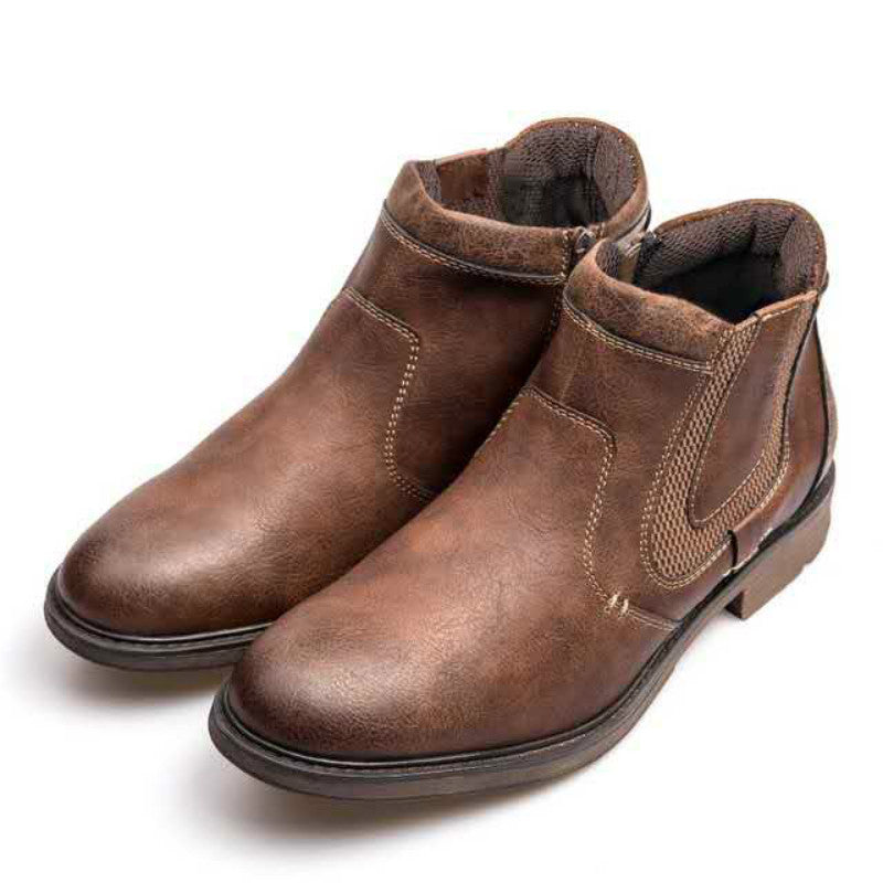 European and American high-top shoes retro desert tooling boots