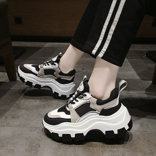 Female tide thick bottom sponge cake women's shoes wild sports shoes