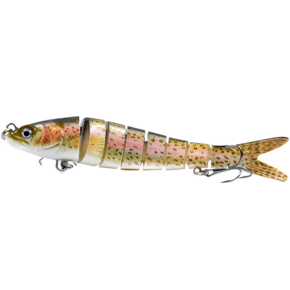 Cross-border 140MM 26G multi-section bionic lure bait 8 section loach broken section lure bait submerged trout