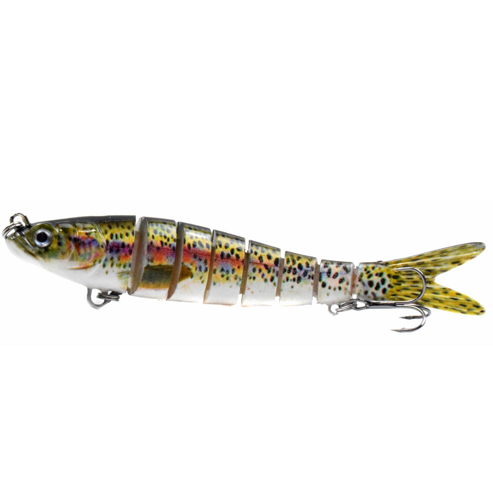 Cross-border 140MM 26G multi-section bionic lure bait 8 section loach broken section lure bait submerged trout