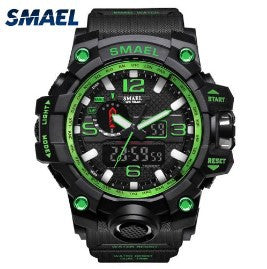 INS hot sale sports watch dual display multi-function LED men's Smael electronic waterproof watch