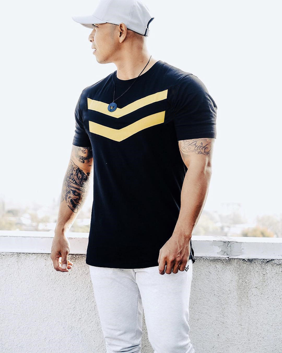 Dr. Muscle Trend Summer New Sports Fitness Training T-Shirt Men's Casual Short Sleeve