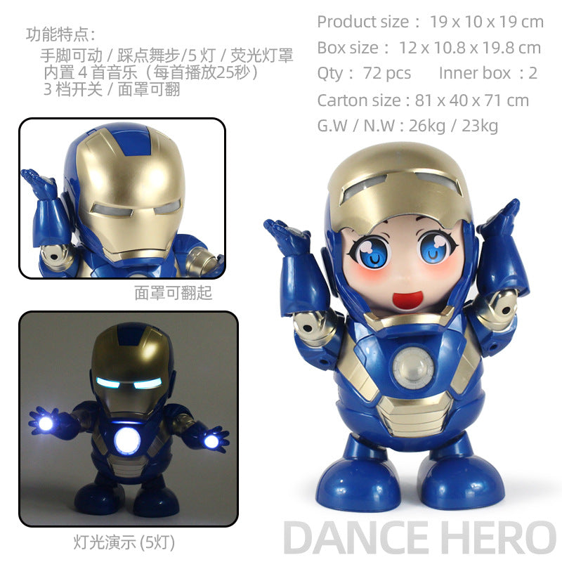 Dancing Spider Hero, Steel Wasp, Didai Genuine, Electric Toys, Dancing Robot