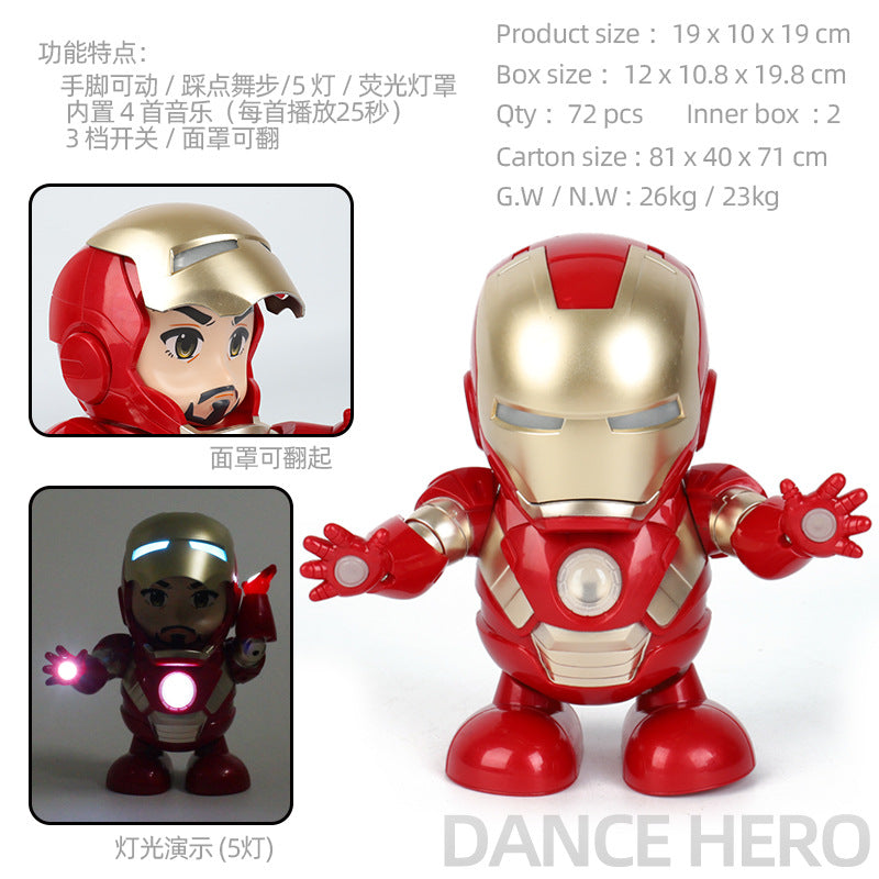 Dancing Spider Hero, Steel Wasp, Didai Genuine, Electric Toys, Dancing Robot