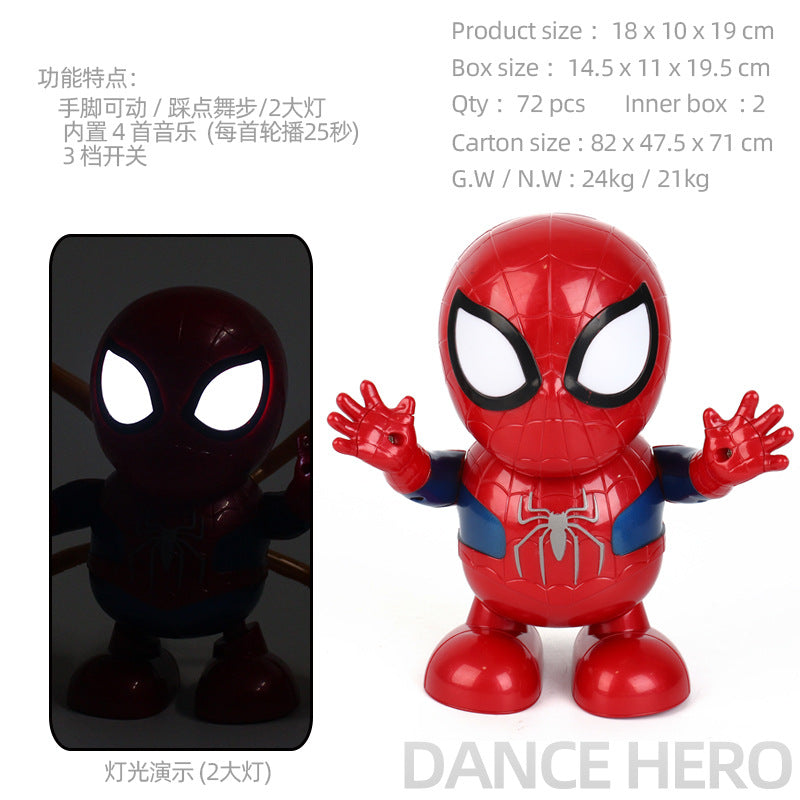 Dancing Spider Hero, Steel Wasp, Didai Genuine, Electric Toys, Dancing Robot